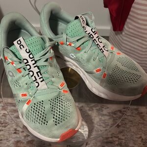 On CloudSurfer Mint Green Running Shoes